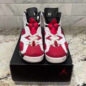 Jordan 6 retro  white/carmine-black